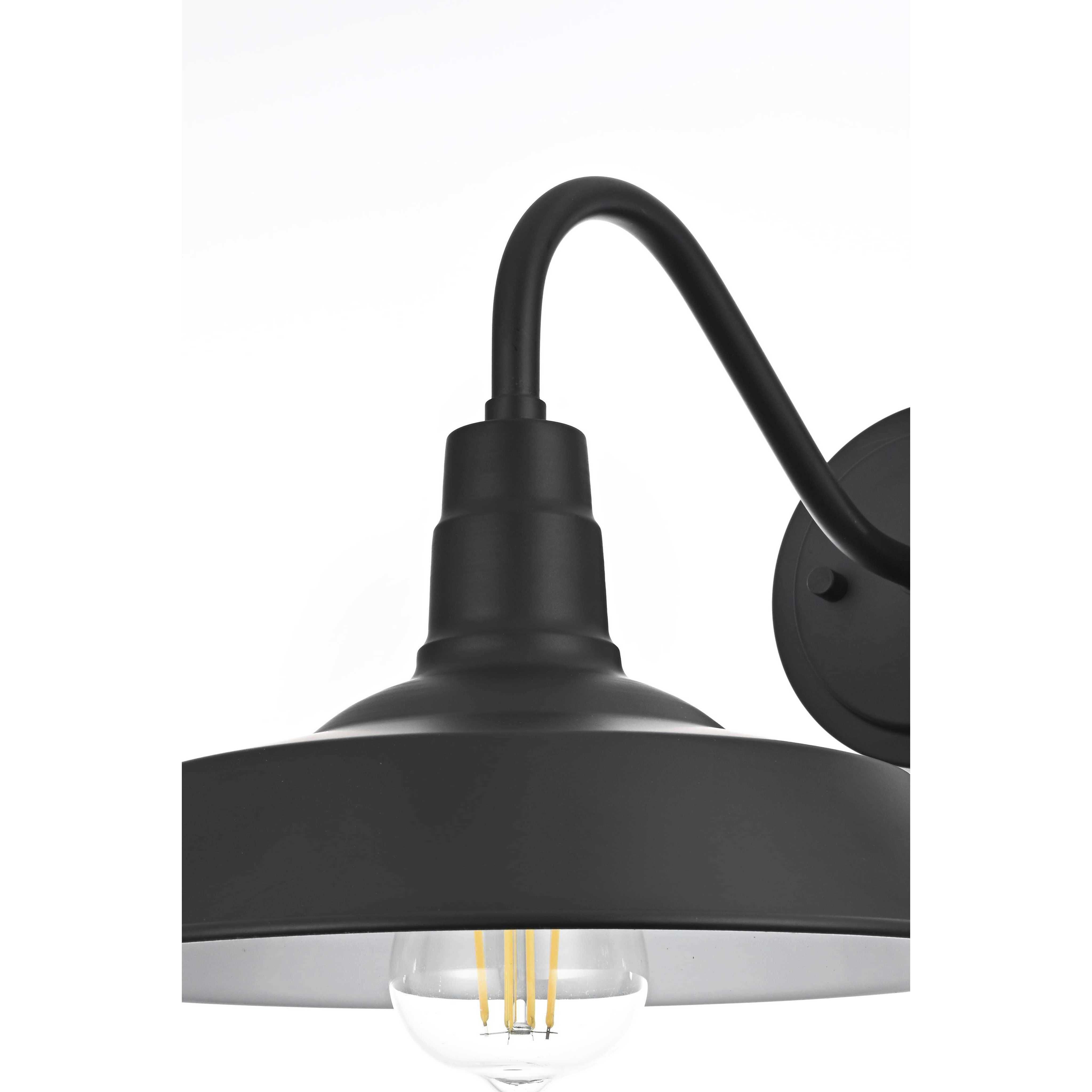 Franco 1 Light 9 inch Black Outdoor Wall Sconce