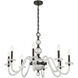 Aragon 8 Light 34 inch Mediterranean Bronze Chandelier Ceiling Light
