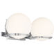 Hollywood Nights LED 16 inch Chrome Bath Light Wall Light