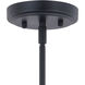 Toledo LED 5.25 inch Matte Black Mini Pendant Ceiling Light