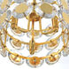 Perrene 3 Light 12 inch Gold Chandelier Ceiling Light