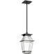 Landmark LED 7.3 inch Textured Black Outdoor Pendant in 3000K LED