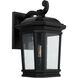 Murphy 1 Light 20 inch Matte Black Outdoor Wall Lantern