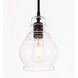 Pierce 1 Light 6 inch Black Pendant Ceiling Light