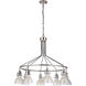 State House 8 Light 37.44 inch Polished Nickel Chandelier Ceiling Light
