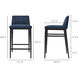Baron 34 inch Blue Counter Stool
