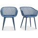 Piazza Blue Outdoor Chair, Set of 2