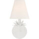 Vintage 1 Light 6 inch White Wall Sconce Wall Light