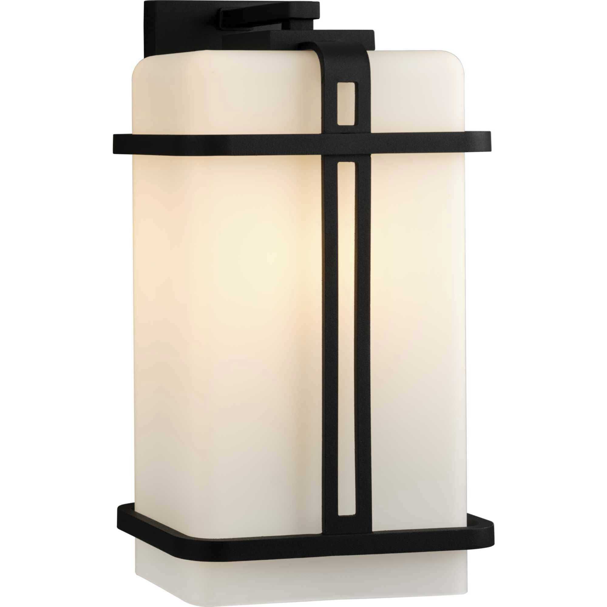 Ellery 1 Light 15.25 inch Black Outdoor Wall Lantern