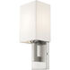 Hollborn 1 Light 5 inch Brushed Nickel ADA Wall Sconce Wall Light