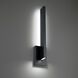 Mako LED 22 inch Black Outdoor Wall Light in 4000K