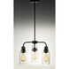 Magnolia 3 Light 17 inch Bronze/Gold Multi-Light Pendant Ceiling Light
