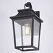 Irving Park 1 Light 13.75 inch Textured Black Outdoor Wall