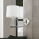 Allison 10 inch 60.00 watt Brushed Nickel Swing Arm Wall Lamp Wall Light