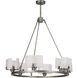 Trouvaille 6 Light 30.25 inch Polished Nickel Chandelier Ceiling Light