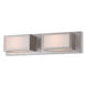 Sutter LED 18 inch Brushed Nickel ADA Bath Vanity Wall Light