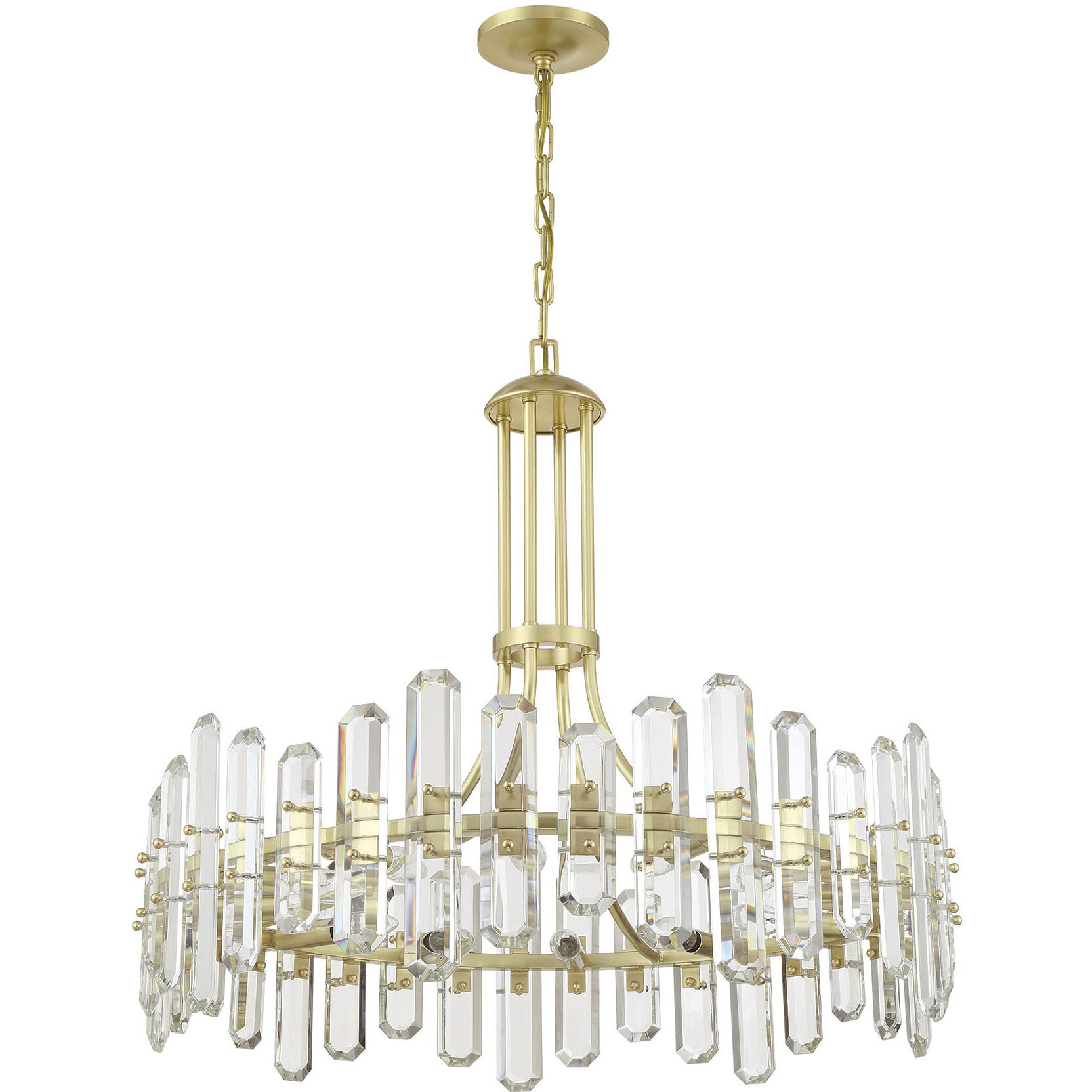 Bolton 12 Light 31 inch Aged Brass Chandelier Ceiling Light