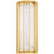 Leda LED 6 inch Vintage Brass ADA Wall Sconce Wall Light