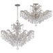Maria Theresa 6 Light 29 inch Polished Chrome Chandelier Ceiling Light in Clear Swarovski Strass