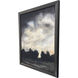 Tumultuous Overcast Blue and Beige and Gray Framed Art