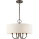 Blossom 4 Light 18 inch English Bronze Pendant Chandelier Ceiling Light