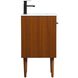 Cyrus 19 X 18 X 33.5 inch Teak Vanity Sink Set