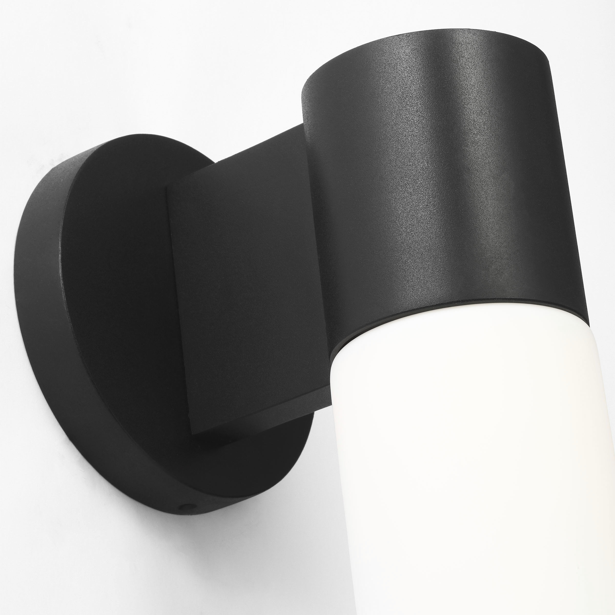 Barbara Barry Focal LED 12.38 inch Textured Black Outdoor Sconce