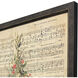 Christmas Tree Green and Beige and Multi and Red Framed Art, Propac