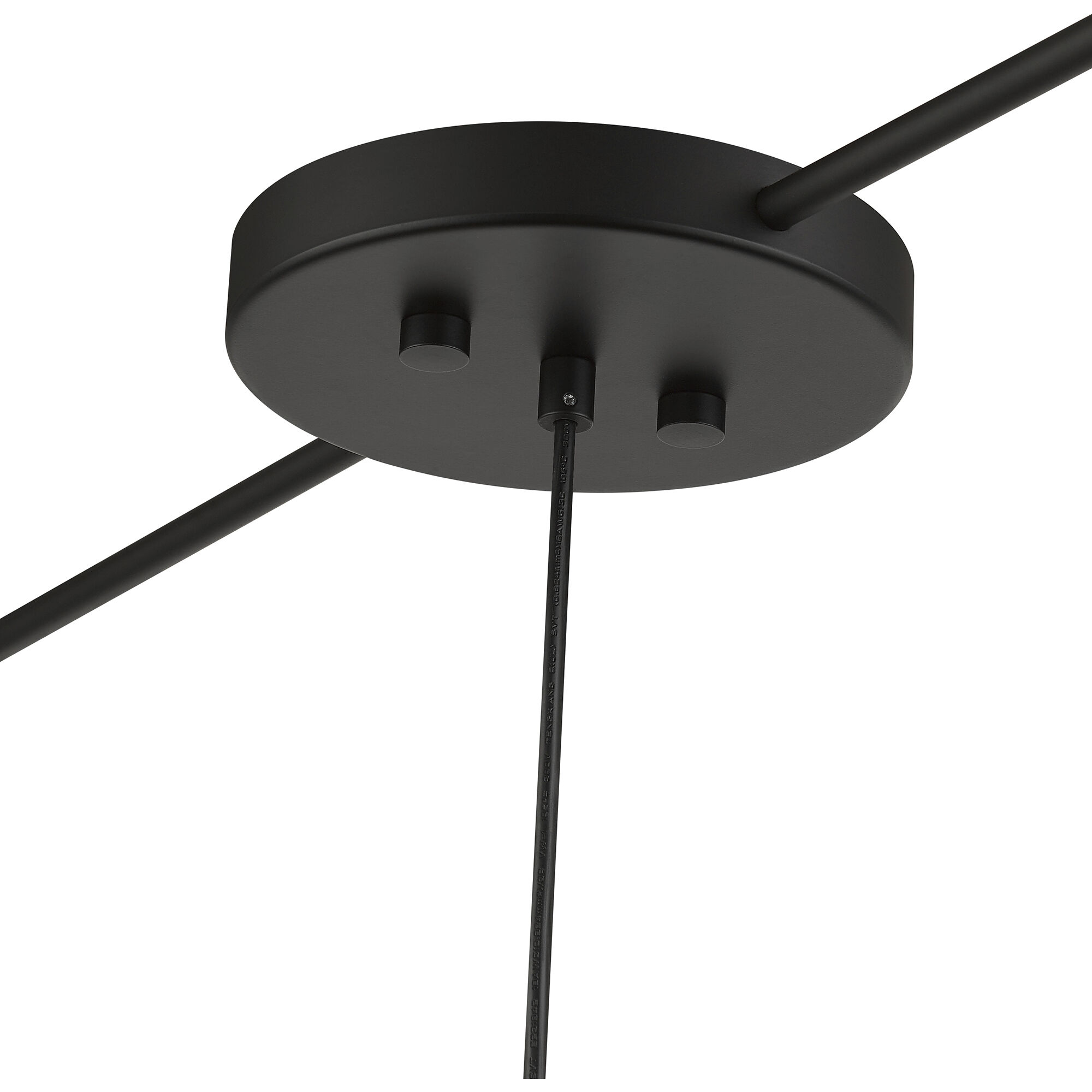 Bainbridge 3 Light 13 inch Black Chandelier Ceiling Light, Large