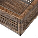 Bowman 13.5 X 9.5 inch Rich Brown with Clear and Aged Bronze Box, Set of 2