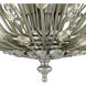 Mullica 6 Light 28 inch Aged Silver Chandelier Ceiling Light