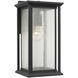 Audley 1 Light 15 inch Textured Black Outdoor Wall Lantern, Medium