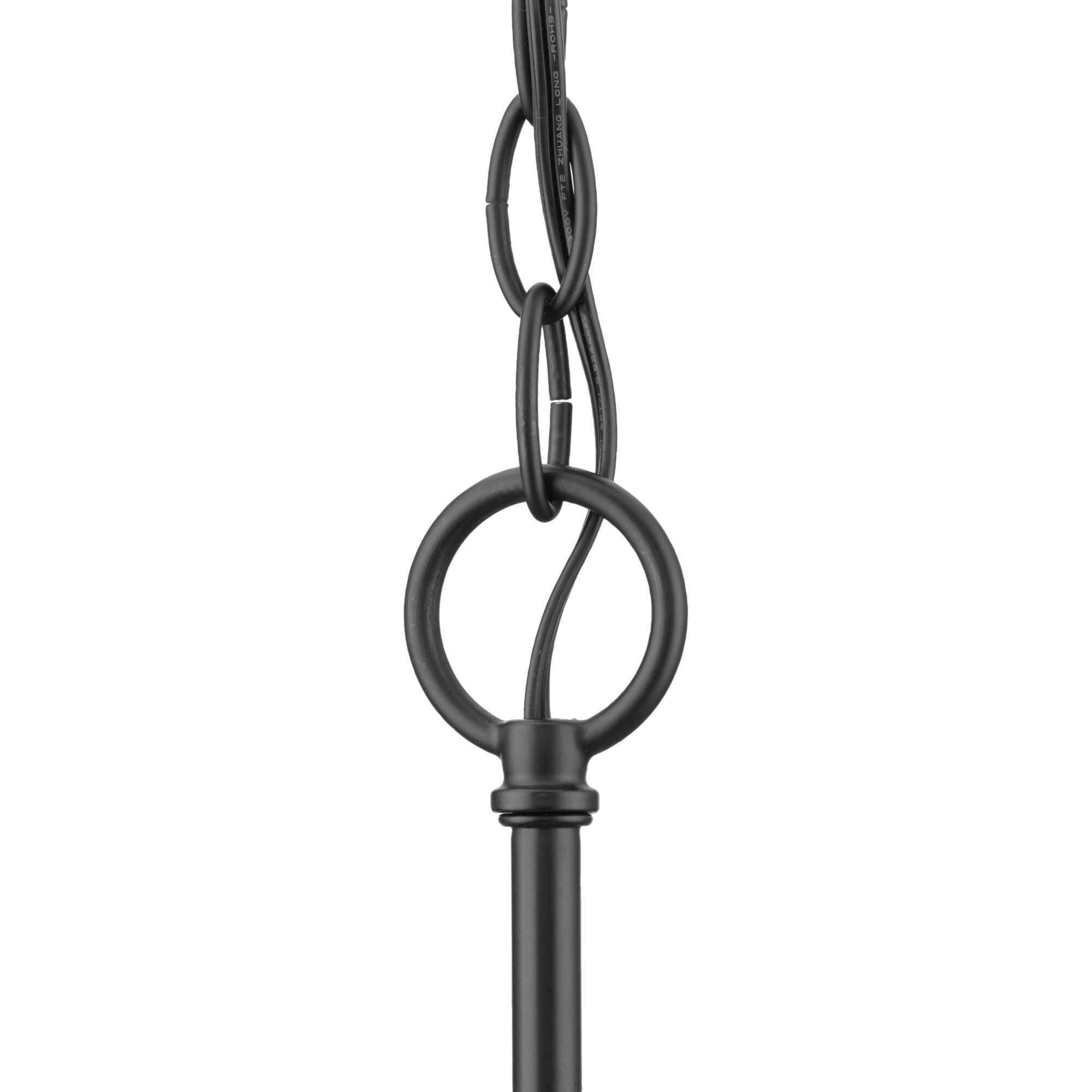 Tanner 5 Light 20.5 inch Matte Black Chandelier Ceiling Light