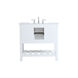 Clement 36 X 22 X 34 inch White Bathroom Vanity Cabinet