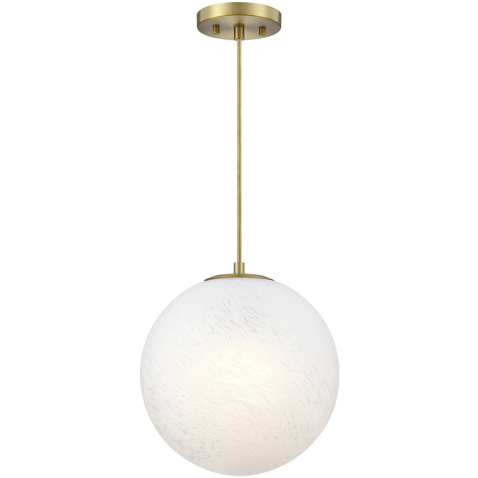 Pixie LED 12 inch Brushed Gold Pendant Ceiling Light