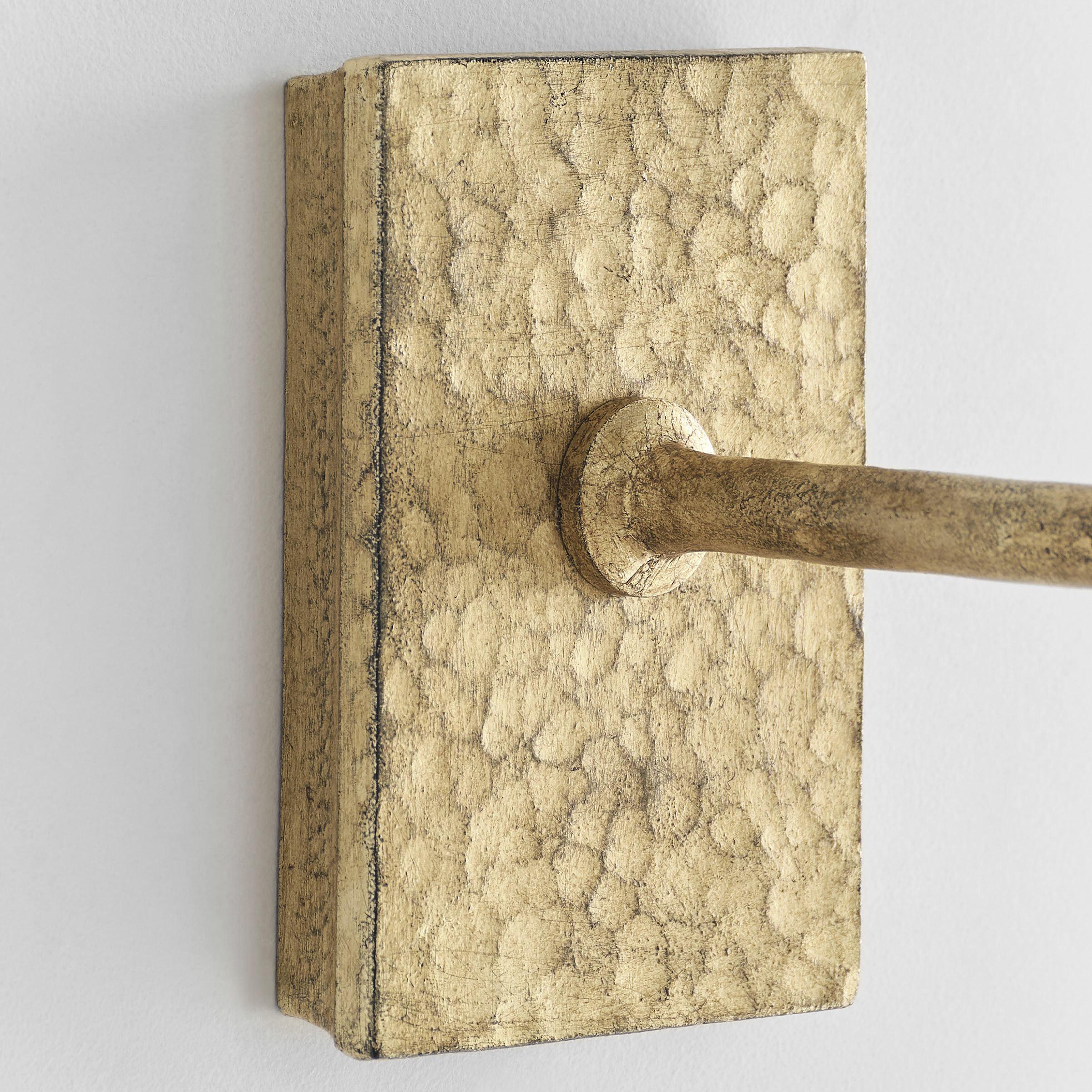 Chapman & Myers Aiden LED 8.5 inch Gilded Iron Tail Sconce Wall Light, Large