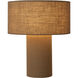 Moonlight 20 inch 9 watt Beige Table Lamp Portable Light