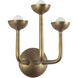 Spade 10.88 inch Vintage Brass Bath Vanity Light Wall Light