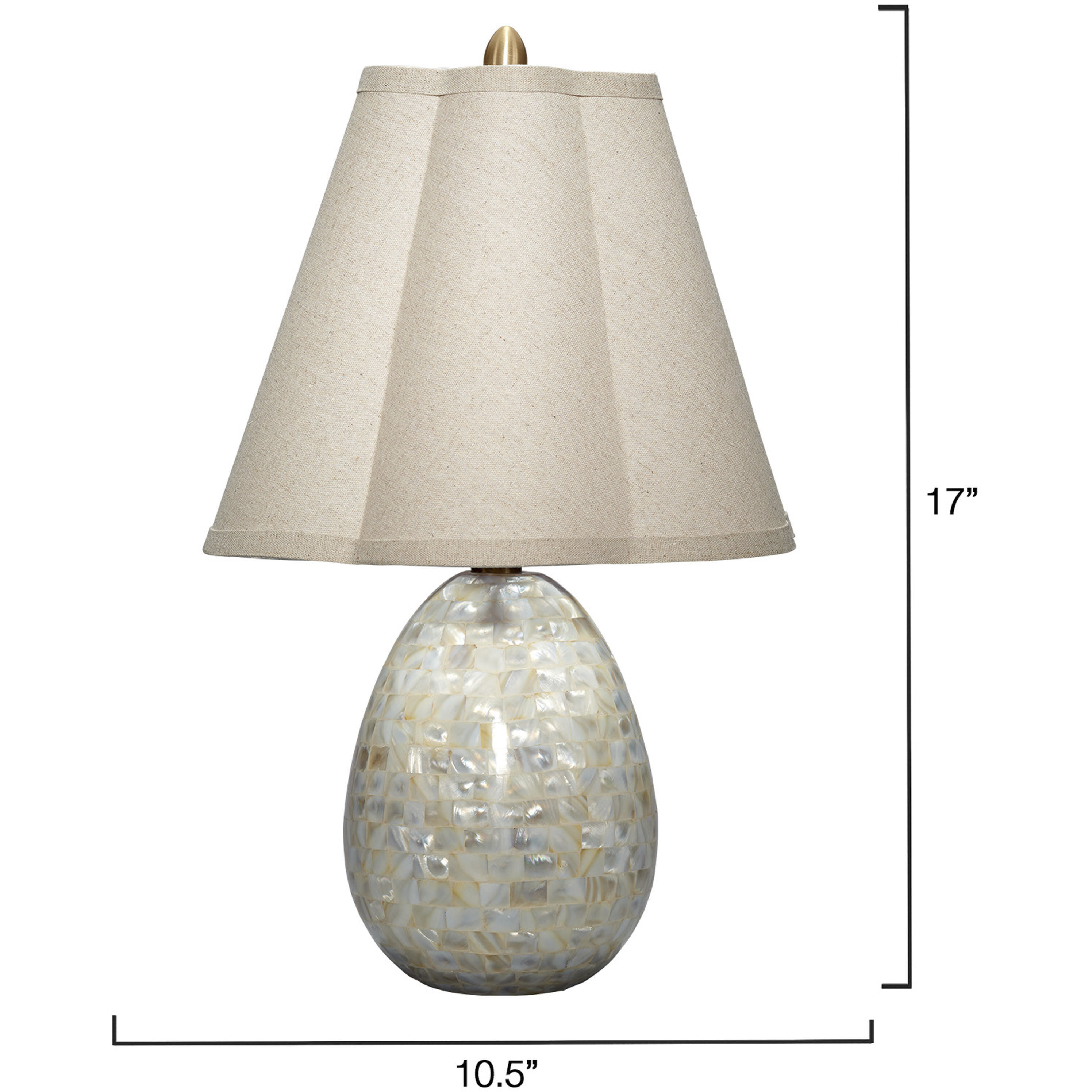 Capsule 17 inch 40 watt Mixed White Table Lamp Portable Light