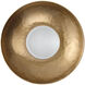 Theia 26.5 X 26.5 inch Hammered Gold Mirror