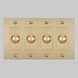 4G 100-120 Brass Dimmer Switch, LED