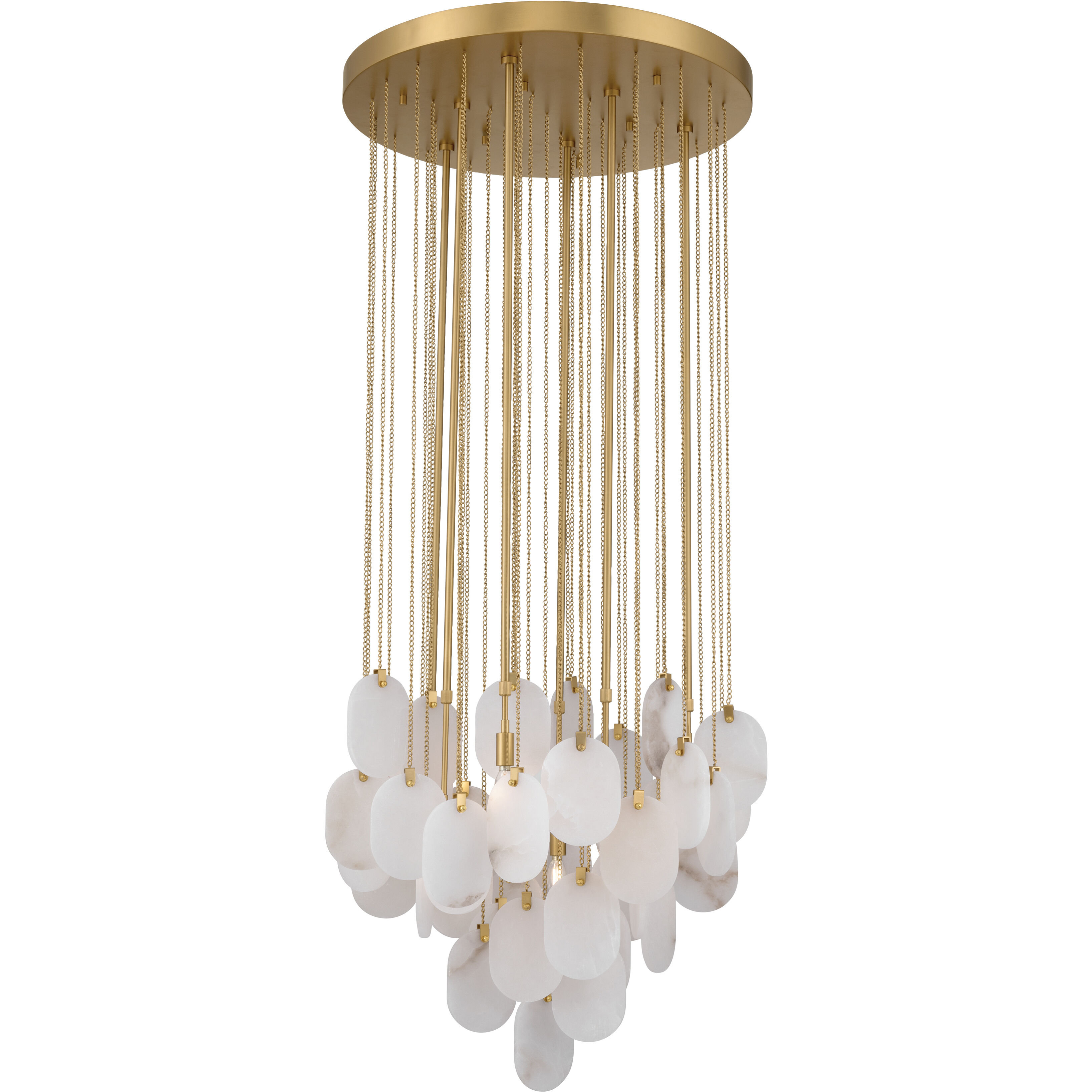Velisse 6 Light 27.5 inch Legacy Brass Pendant Ceiling Light
