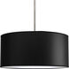 Markor 22 inch Black Parchment Pendant Ceiling Light