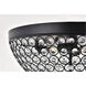 Taye 4 Light 18 inch Matte Black Flush Mount Ceiling Light