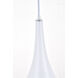 Nora 1 Light 7.5 inch White Pendant Ceiling Light