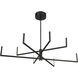 Articular LED 36 inch Coal Chandelier Ceiling Light