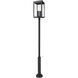 Hartwell 6 Light 127.25 inch Sand Black Outdoor Post Mounted Fixture