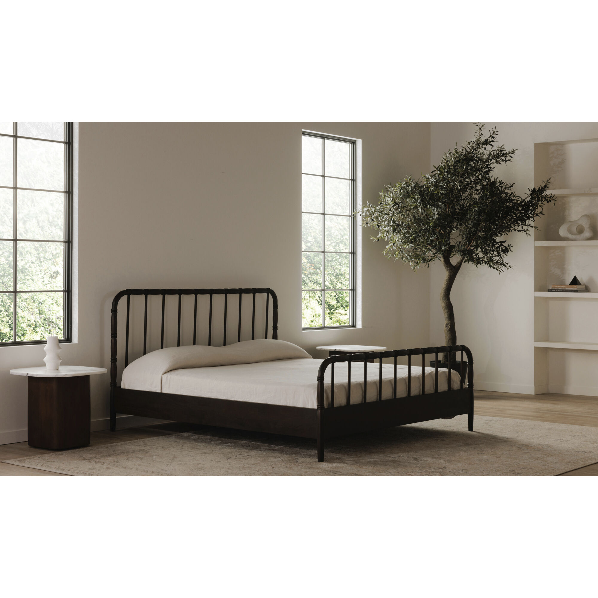 Vivian Brown Bed, King
