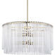 Elsa 26 inch Gold Chandelier Ceiling Light