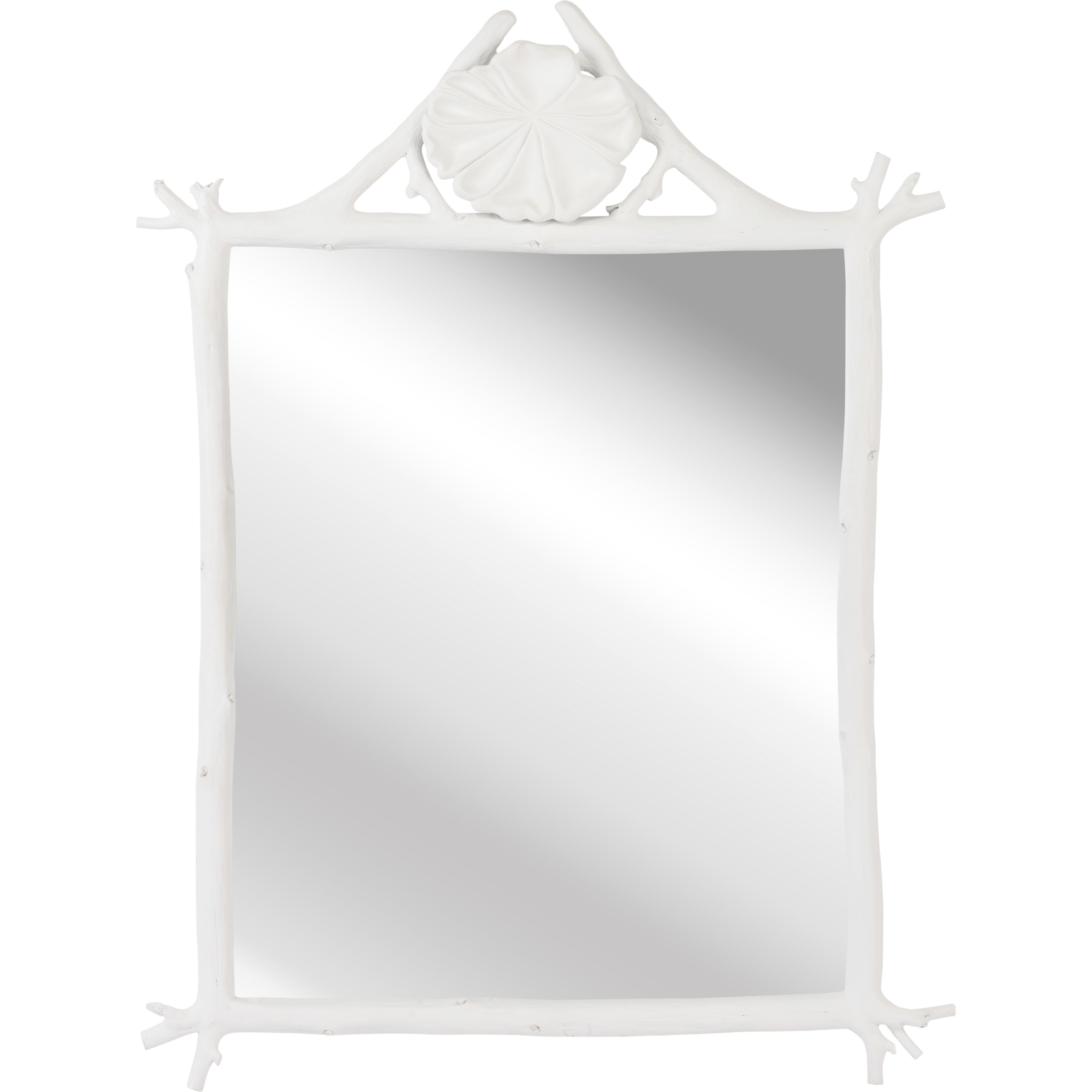 Grotto 48.5 X 36.5 inch White/Cream Mirror